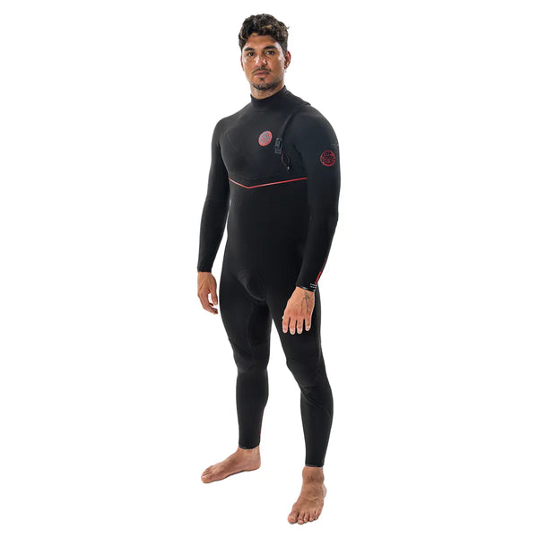 Rip Curl Flashbomb Fusion 5/3mm Zip Free Wetsuit - Black - 24/25 - Image 4