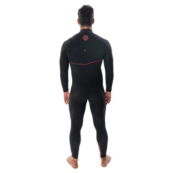 Rip Curl Flashbomb Fusion 5/3mm Zip Free Wetsuit - Black - 24/25 - Image 3