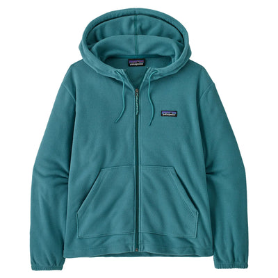 Patagonia Women's Micro D Fleece Hoody - Wetland Blue - Buy online today at Down the Line Surf. International shipping available.
