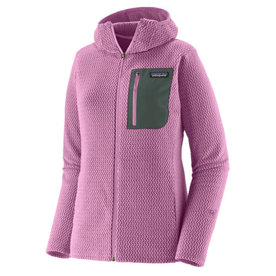 Patagonia Women's R1 Air Full-Zip Hoody - Brisk Purple - Buy online today at Down the Line Surf. International shipping available.