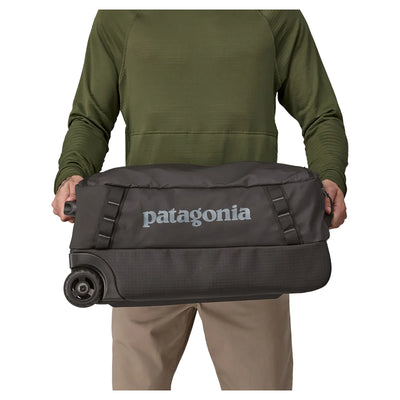 Patagonia Black Hole Wheeled Duffel Bag 40L - Black - Buy online today at Down the Line Surf. International shipping available.