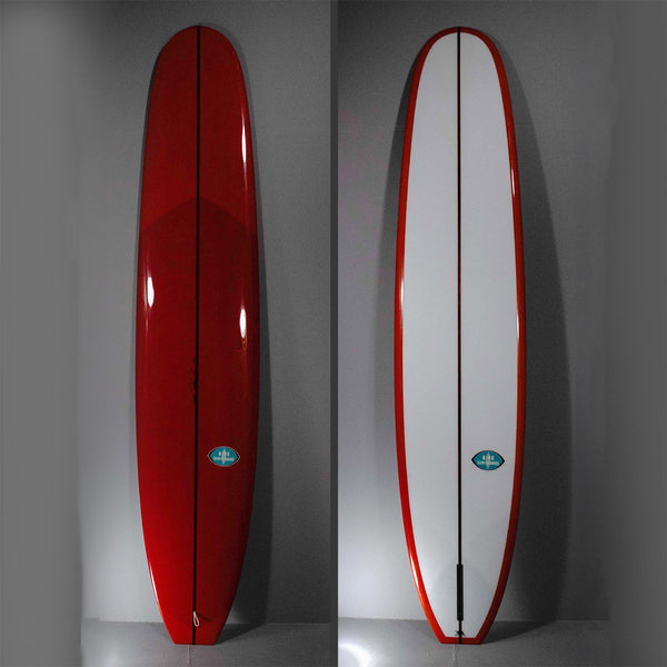 Bing California Square Type 2 Longboard - 9'8 - Burnt Orange - Image 4