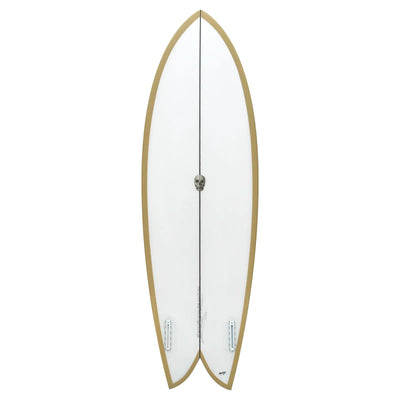 Christenson Acid Phish Surfboard - 5'7 - Khaki - Buy online today at Down the Line Surf. International shipping available.
