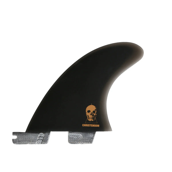 FCS II Christenson Performance Glass Tri-Quad Fin Set - Large - Black - Image 3