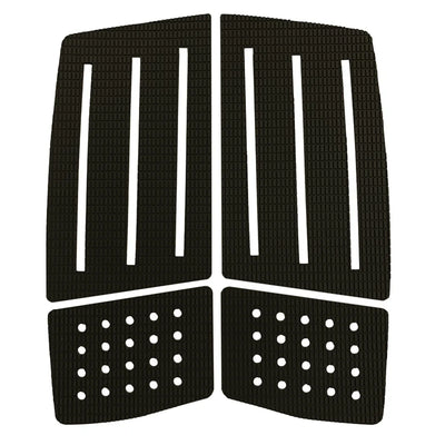 Firewire 4 Piece Front Foot Traction Pad - Black - Buy online today at Down the Line Surf. International shipping available.