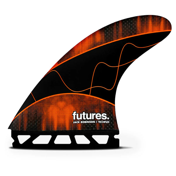 Futures Fins Jack Robinson Techflex Tri Fin Set - Large - Orange