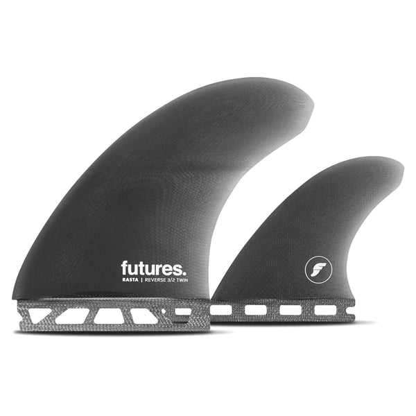 Futures Fins Rasta Reverse 3/2 Fibreglass Twin +1