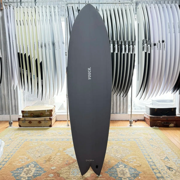 VOUCH Mid Vish 6’6 チャコール色 Vouch Mid Vish Surfboard - 6'6