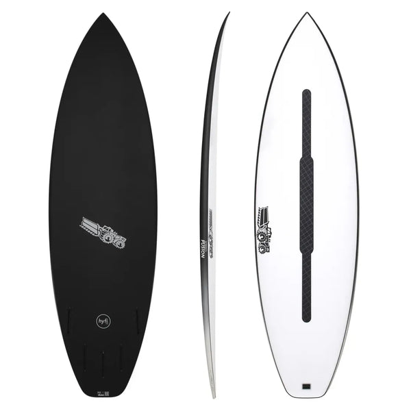 ＜新品・送料込＞5.8 JS XERO FUSION SQUASH 　J1047 JS Xero Fusion Squash Tail Hyfi 3.0 Surfboard - Easy Rider