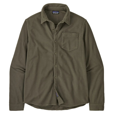 Patagonia Men's Micro D Fleece Shirt - Basin Green - Buy online today at Down the Line Surf. International shipping available.