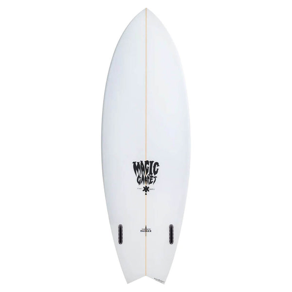 Magic Carpet Dark Water Dagger Surfboard - Clear