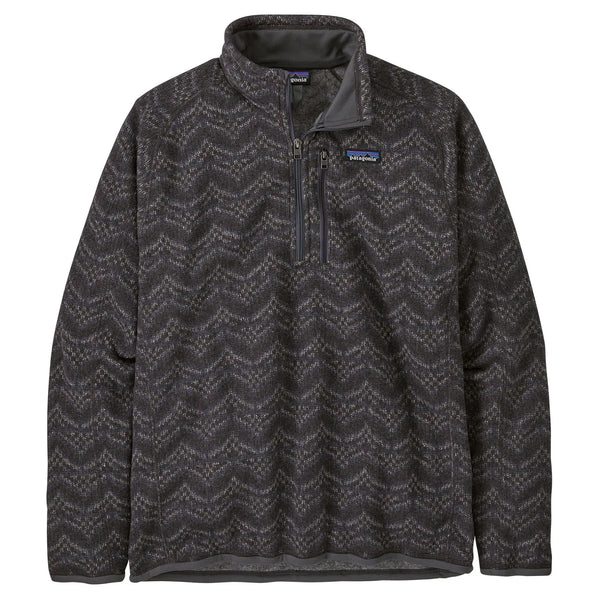 Patagonia Men s Better Sweater 1 4 Zip Island Escape Forge Grey