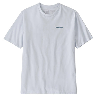 Patagonia Men's Flying Fish Organic Cotton T-Shirt - White - Buy online today at Down the Line Surf. International shipping available.
