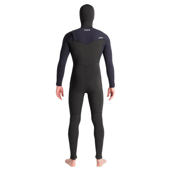C-Skins NuWave Session 5/4/3 Chest Zip Hooded Wetsuit - Black