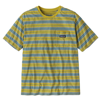 Patagonia Men's Daily Pocket Tee - Summer Camp: Bundle Green - Buy online today at Down the Line Surf. International shipping available.
