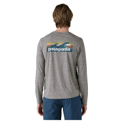 Patagonia Men's Long Sleeved Capilene Cool Daily Graphic Shirt - Waters - BLAF - Buy online today at Down the Line Surf. International shipping available.