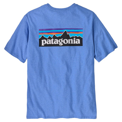 Patagonia Men's P-6 Logo Responsibili-Tee - Abundant Blue - Buy online today at Down the Line Surf. International shipping available.