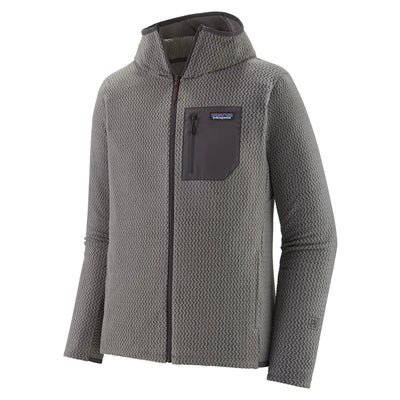 Patagonia Men's R1 Air Full-Zip Hoody - Forever Gray - Buy online today at Down the Line Surf. International shipping available.