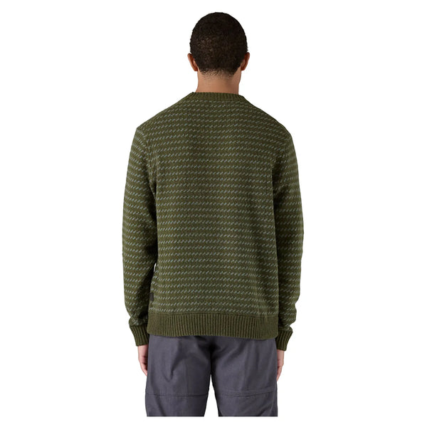 Patagonia Men's Recycled Wool-Blend Sweater Fisherman Stitch/Pine Needle  Green