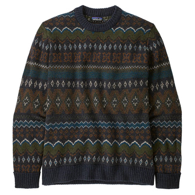 Patagonia Men's Recycled Wool-Blend Sweater - Helmsman/Smolder Blue - Buy online today at Down the Line Surf. International shipping available.