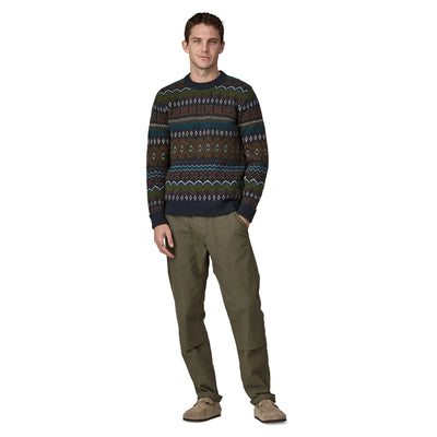Patagonia Men's Recycled Wool-Blend Sweater - Helmsman/Smolder Blue - Buy online today at Down the Line Surf. International shipping available.