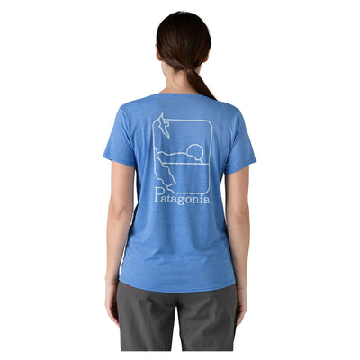 Patagonia Women's Capilene Cool Daily Graphic Shirt - Waters - SDAX - Buy online today at Down the Line Surf. International shipping available.