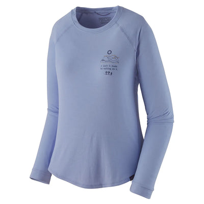 Patagonia Women's Long Sleeved Cap Cool Trail Shirt - WKPE - Buy online today at Down the Line Surf. International shipping available.