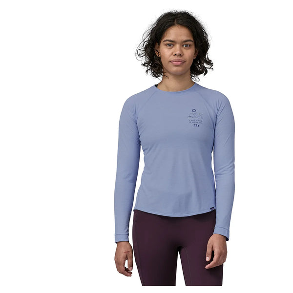 Patagonia women's long sleeve logo shirt on sale