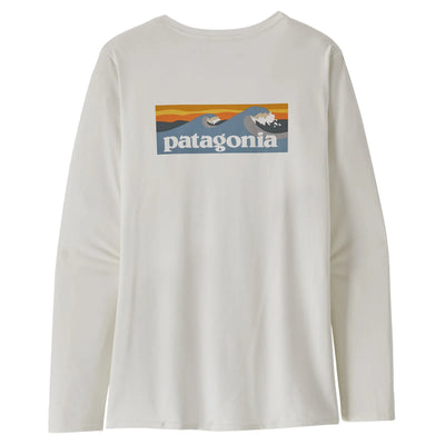 Patagonia Women's Long Sleeved Capilene Cool Daily Graphic Shirt - Waters - BLWI - Buy online today at Down the Line Surf. International shipping available.