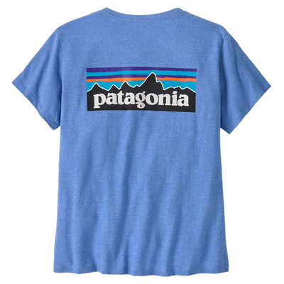 Patagonia Women's P-6 Logo Responsibili-Tee - Abundant Blue - Buy online today at Down the Line Surf. International shipping available.