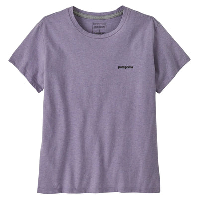 Patagonia Women's P-6 Logo Responsibili-Tee - Concrete Purple - Buy online today at Down the Line Surf. International shipping available.