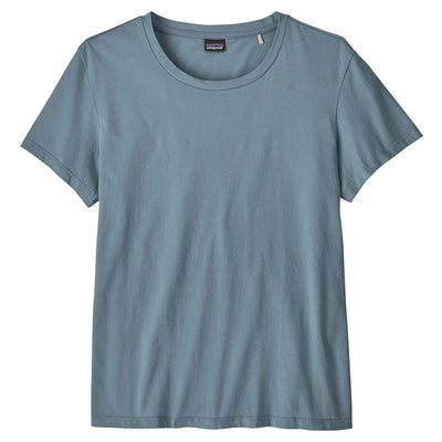 Patagonia Women's Regen Organic Certified Cotton Tee - Plume Grey - Buy online today at Down the Line Surf. International shipping available.