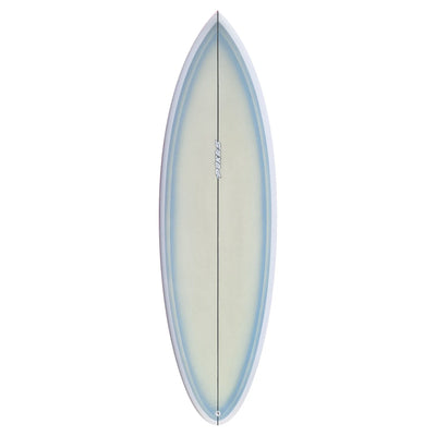 Pukas Space Oddity Surfboard - Yellow/Blue Fade - Buy online today at Down the Line Surf. International shipping available.