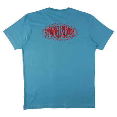 Channel Islands Starburst Short Sleeve Tee - Aqua - Buy online today at Down the Line Surf. International shipping available.