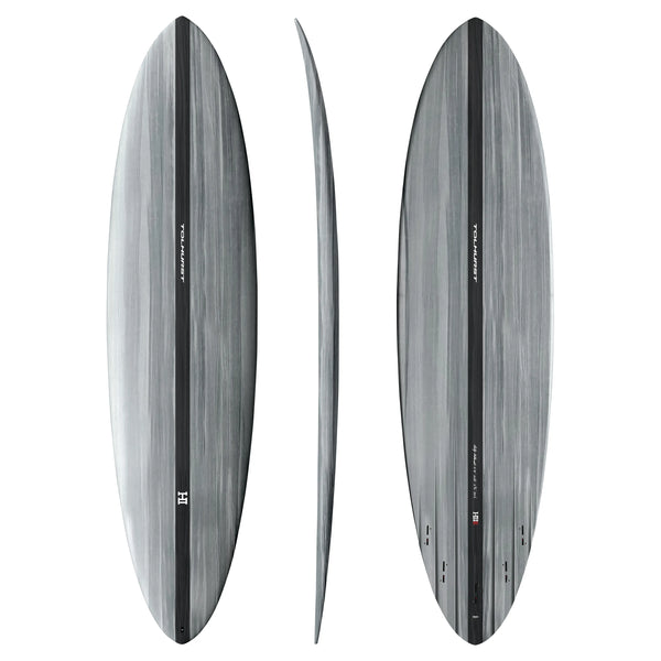 Thunderbolt HI Mid 6 Surfboard - Grey/Carbon