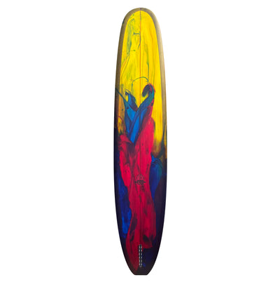 Thomas Surfboards The Keeper 2.0 9'8" - Purple/Multi - Buy online today at Down the Line Surf. International shipping available.