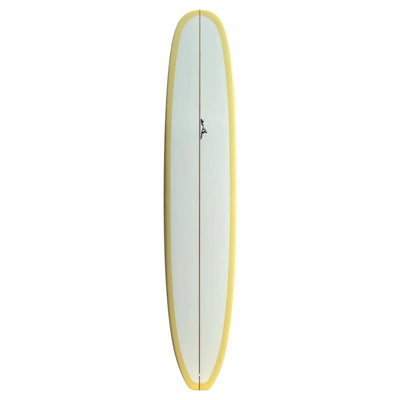 Thomas Surfboards Step Deck 9'6" - Clear/Yellow - Buy online today at Down the Line Surf. International shipping available.