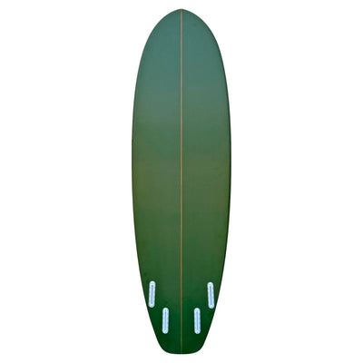 Vouch Fat Arse Wombat Surfboard - 6'2" - Green - Buy online today at Down the Line Surf. International shipping available.