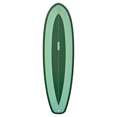 Vouch Fat Arse Wombat Surfboard - 6'2" - Green - Buy online today at Down the Line Surf. International shipping available.