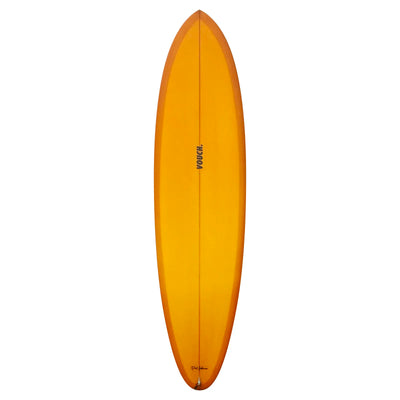 Vouch Nuevo Surfboard - 7'2" - Burnt Orange - Buy online today at Down the Line Surf. International shipping available.