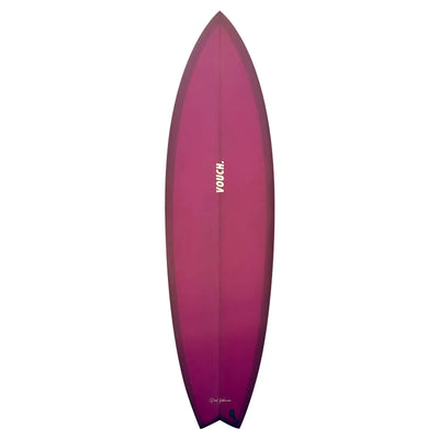 Vouch Sambal Surfboard - 6'6" - Burgundy - Buy online today at Down the Line Surf. International shipping available.