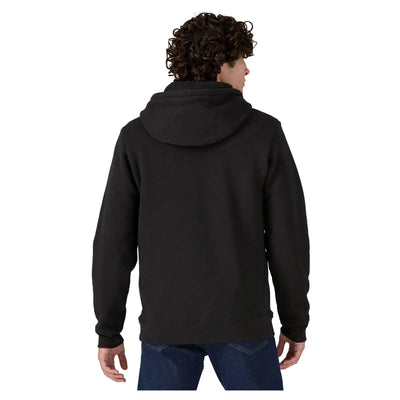 Patagonia Men's P-6 Logo Uprisal Hoody - Black - Buy online today at Down the Line Surf. International shipping available.