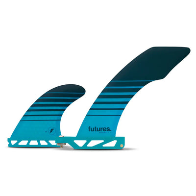 Futures Fins Hatchet Honeycomb 2+1 Fin Set - Teal - Buy online today at Down the Line Surf. International shipping available.