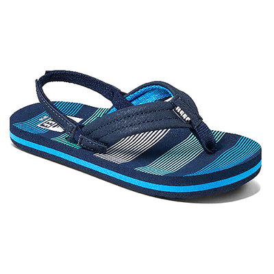 Reef Kid's Ahi Flip Flop - Deep Sea Stripes - Buy online today at Down the Line Surf. International shipping available.
