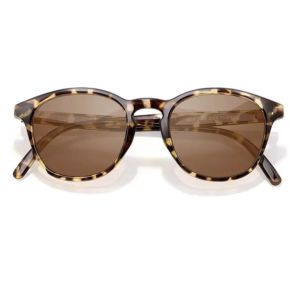 Sunski Yuba Polarized Sunglasses Tortoise Amber