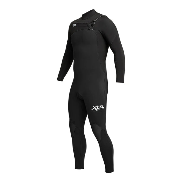 Xcel Men's Comp+ 4/3MM Chest Zip Full Wetsuit Black main image 1