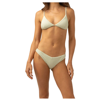 Rhythm Maisy Check Hi Cut Pant - Sage - Buy online today at Down the Line Surf. International shipping available.