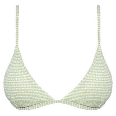 Rhythm Maisy Check Bralette Top - Sage - Buy online today at Down the Line Surf. International shipping available.