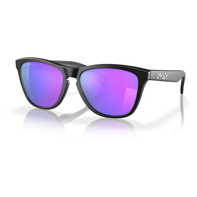 Oakley Frogskins Sunglasses - Matte Black/Prizm Violet - Buy online today at Down the Line Surf. International shipping available.