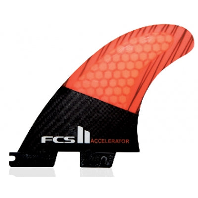 FCS II Accelerator PC Carbon Tri Fin Set - Small - Down the Line Surf